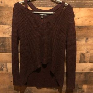 Burgundy sweater